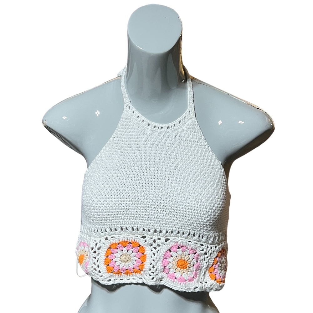 Clock House Crocheted Crop Top